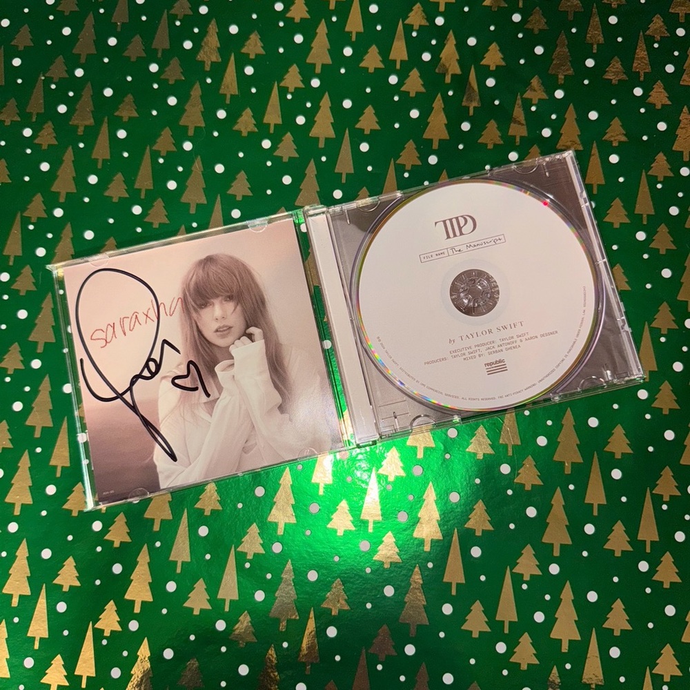Signed TTPD CD w/ Heart <3